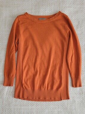 Joseph A. Orange Fine Knit Sweater